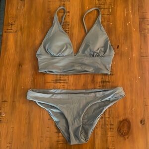 L*Space slate blue bikini size small